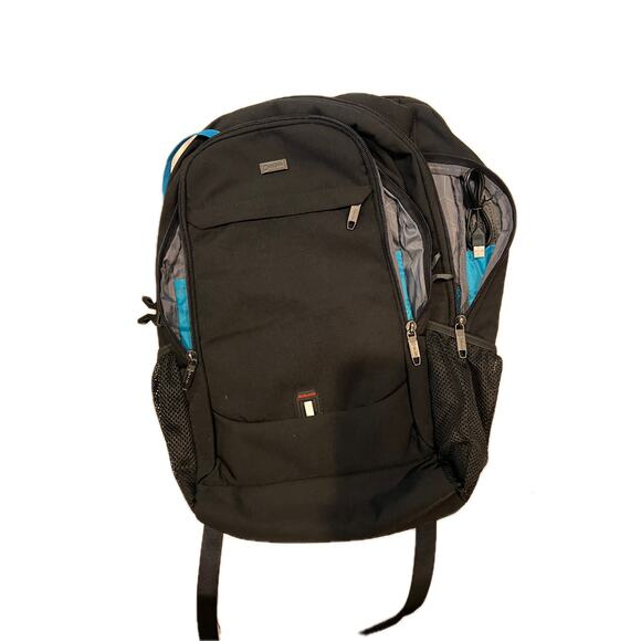Duslang Padded Computer Black Backpack - Picture 1 of 6